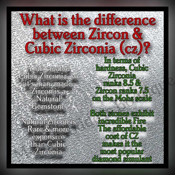 What is the Difference between a Zircon & a CZ?? - Picture 1 of 6